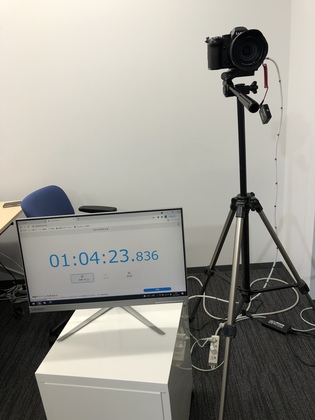 某銀行さまへ講演会の収録